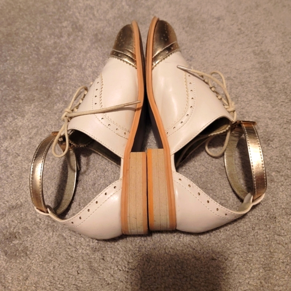 Wanted Divine Oxford lace up ankle strap shoes 8.5 - Picture 5 of 9